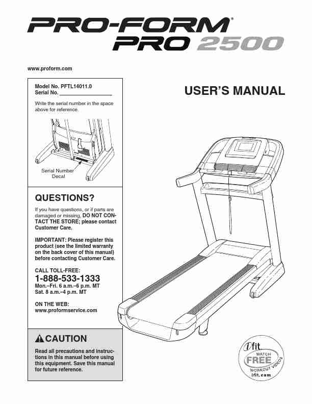 ProForm Treadmill 2400-page_pdf